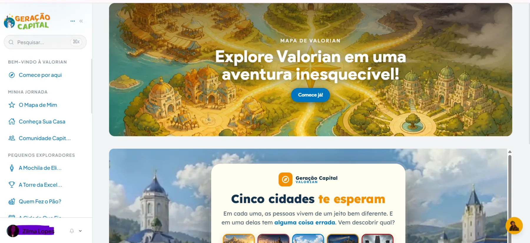 Área dos Exploradores