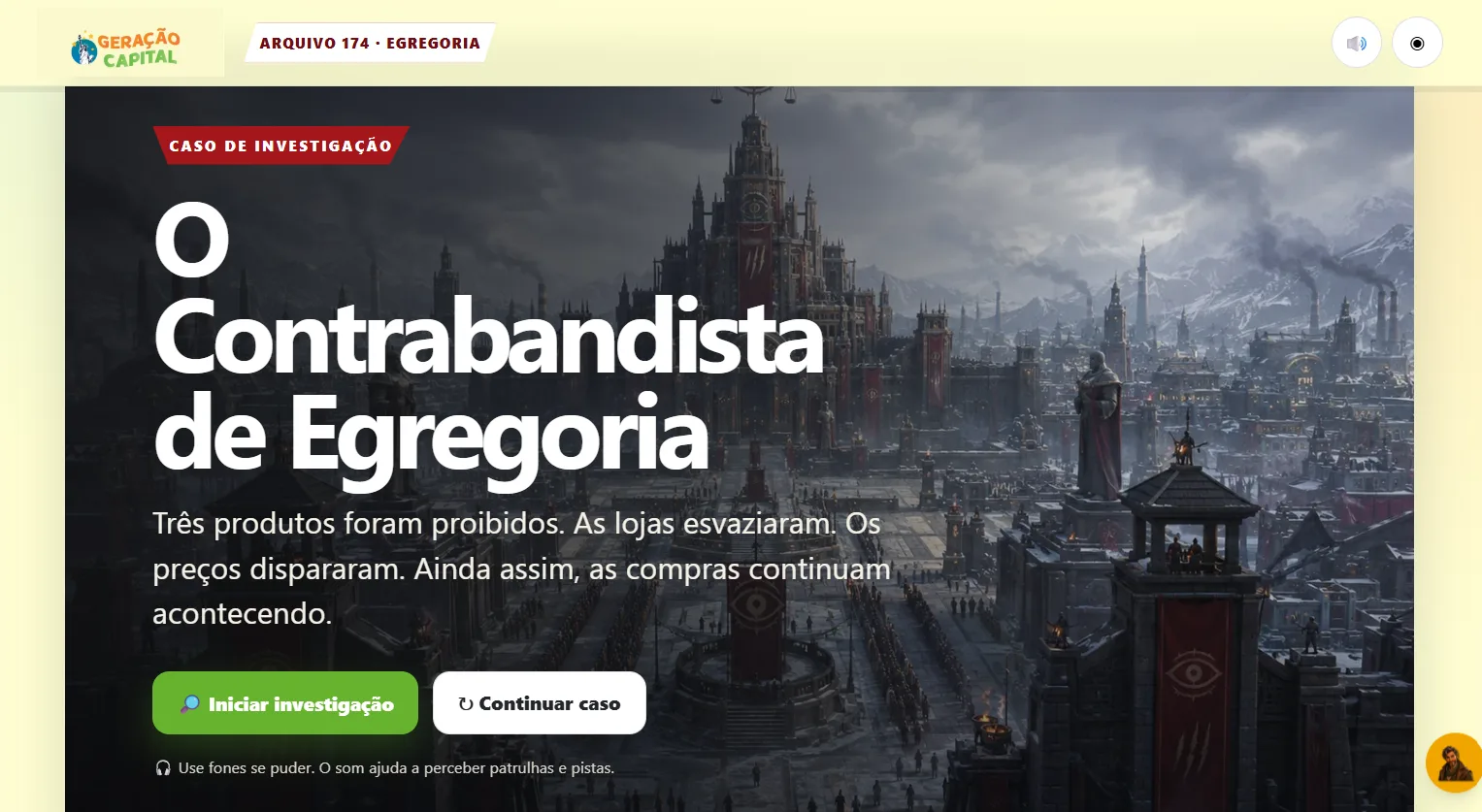O Contrabandista de Egregoria